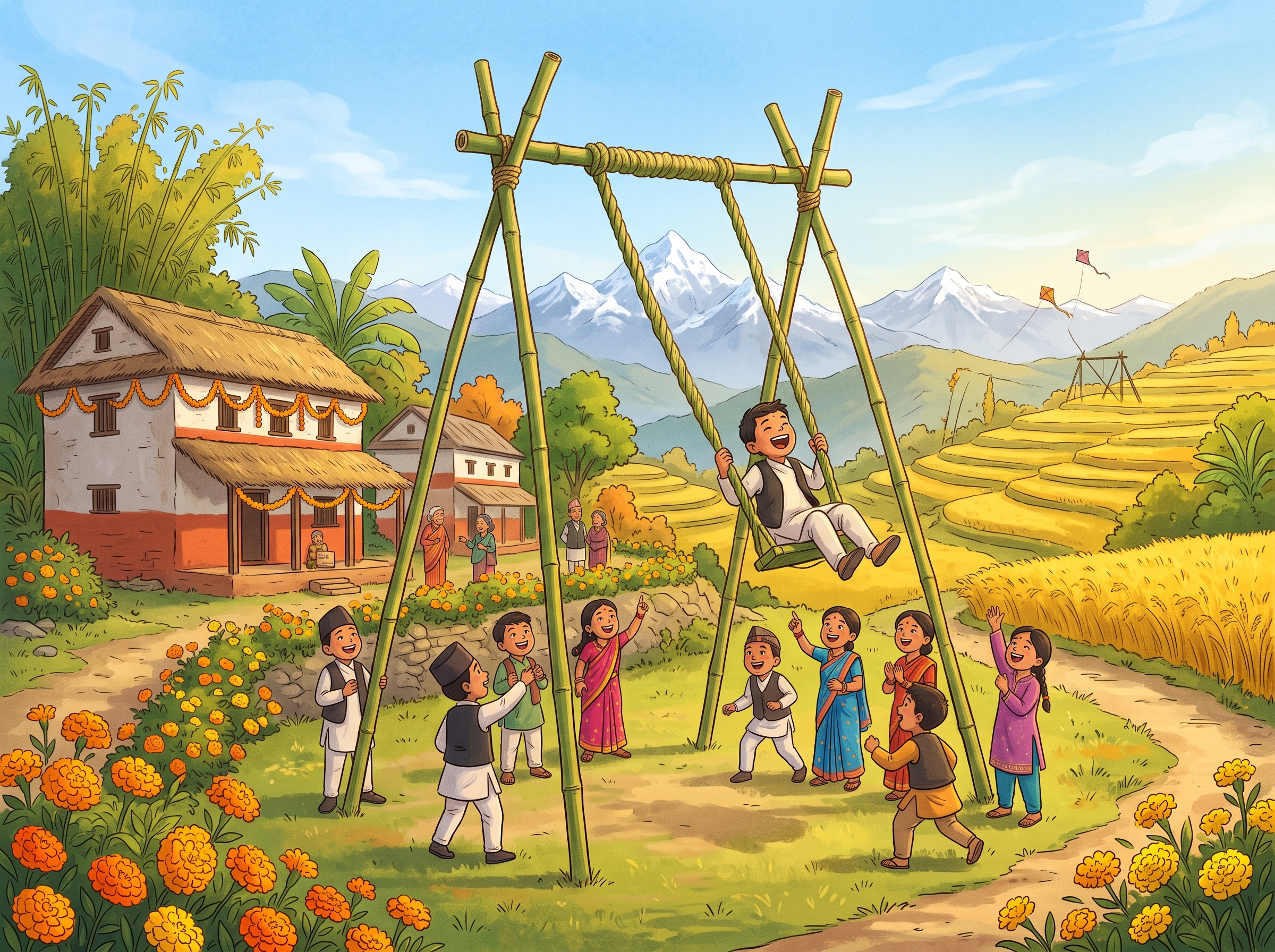 दशैँतिहारमा बालबालिकालाई व्यस्त राख्ने उपाय: संस्कृतिदेखि प्रकृतिसम्म